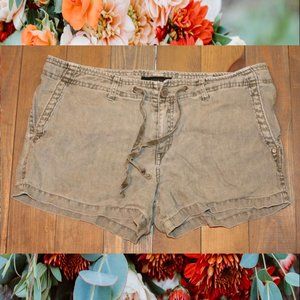 Sanctuary Linen Surf Short in Cactus – Size 30